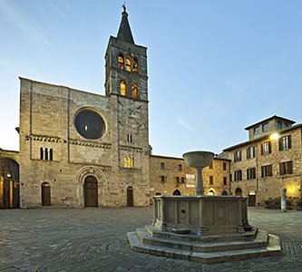 Place de Bevagna in Ombrie